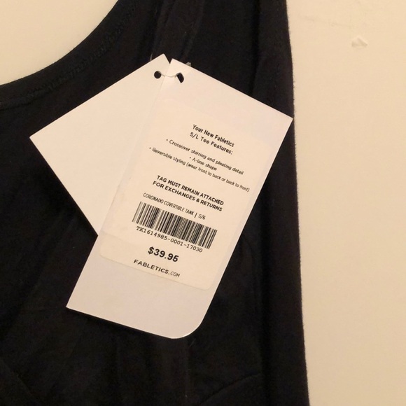 Fabletics sport top, black, Coronado, small - Picture 4 of 6